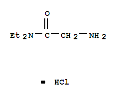 Molecular Structure of 108723-79-1 (Acetamide,2-amino-N,N-diethyl-, hydrochloride (1:1))