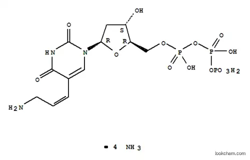 Molecular Structure of 109921-28-0 (5-(3-AMINOALLYL)-2'-DEOXY-URIDINE 5'-TRIPHOSPHATE SODIUM SALT)