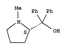 Molecular Structure of 110529-22-1 (2-Pyrrolidinemethanol,1-methyl-a,a-diphenyl-, (2S)-)