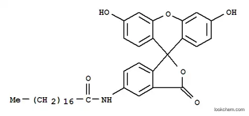 Molecular Structure of 110698-53-8 (5-(OCTADECANOYLAMINO)FLUORESCEIN)