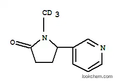 Molecular Structure of 110952-70-0 ((+/-)-COTININE-D3)