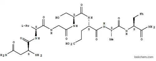 Molecular Structure of 110953-70-3 (ALPHA-CGRP (31-37) (RAT))