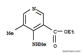 Molecular Structure of 110960-69-5 (3-Pyridinecarboxylicacid,5-methyl-4-(methylamino)-,ethylester(9CI))