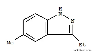 Molecular Structure of 110967-34-5 (1H-Indazole,  3-ethyl-5-methyl-)