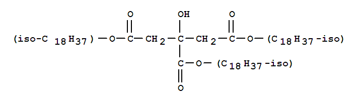 1,2,3-Propanetricarboxylicacid, 2-hydroxy-, 1,2,3-triisooctadecyl ester