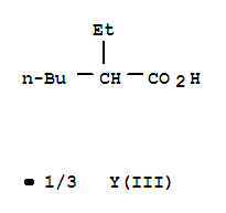 Molecular Structure of 114012-65-6 (Hexanoic acid,2-ethyl-, yttrium(3+) salt (3:1))