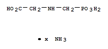 Molecular Structure of 114370-14-8 (Glycine,N-(phosphonomethyl)-, ammonium salt (1:?))