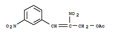 114430-09-0,(2Z)-2-nitro-3-(3-nitrophenyl)prop-2-en-1-yl acetate,2-Propen-1-ol,2-nitro-3-(3-nitrophenyl)-, acetate (ester) (9CI)