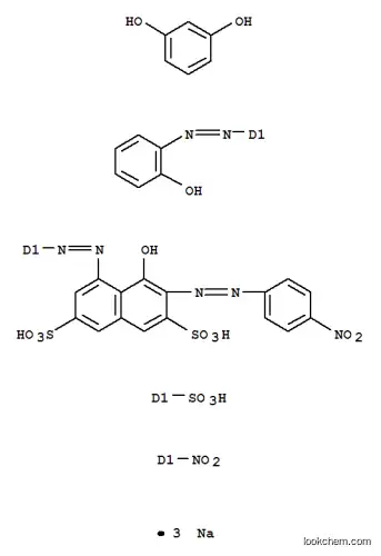 Molecular Structure of 114599-15-4 (2,7-Naphthalenedisulfonic acid, 5-dihydroxy(2-hydroxynitrosulfophenyl)azophenylazo-4-hydroxy-3-(4-nitrophenyl)azo-, trisodium salt)
