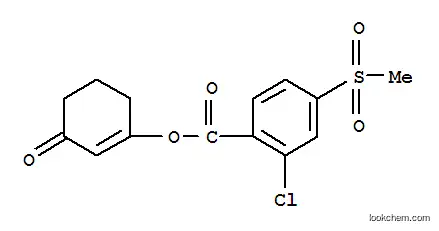 Molecular Structure of 114911-83-0 (2-CHLORO-4-(METHYLSULFONYL)-OXO-1-CYCLOHEXEN-1-YL BENZOIC ACID)