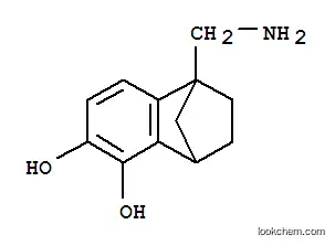 Molecular Structure of 115103-50-9 (1,4-Methanonaphthalene-5,6-diol, 1-(aminomethyl)-1,2,3,4-tetrahydro- (9CI))