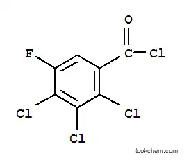 Molecular Structure of 115549-05-8 (2,3,4-TRICHLORO-5-FLUOROBENZOIC CHLORIDE)