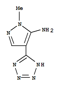 1H-Pyrazol-5-amine,1-methyl-4-(2H-tetrazol-5-yl)-