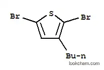 Molecular Structure of 116971-10-9 (2,5-DIBROMO-3-BUTYLTHIOPHENE)