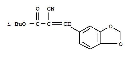 Isobutyl alpha-cyano-3,4-methylenedioxycinnamate