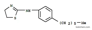 Molecular Structure of 117536-41-1 (2-(4-n-Hexylphenylamino)-1,3-thiazoline)