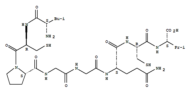 Molecular Structure of 117788-32-6 (Sperm-activatingpeptide F (Glyptocidaris crenularis egg jelly coat reduced) (9CI))