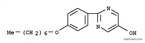 Molecular Structure of 117788-90-6 (2-[4-(Heptyloxy)-phenyl]-5-hydroxypyrimidine)