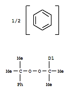 Molecular Structure of 118624-18-3 (Peroxide,[phenylenebis(1-methylethylidene)]bis[(1-methyl-1-phenylethyl) (9CI))