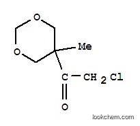 Molecular Structure of 119185-91-0 (Ketone, chloromethyl 5-methyl-m-dioxan-5-yl (6CI))