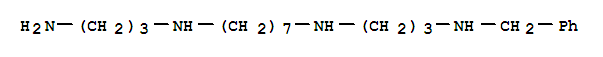 Molecular Structure of 119341-66-1 (1,7-Heptanediamine,N1-(3-aminopropyl)-N7-[3-[(phenylmethyl)amino]propyl]-)