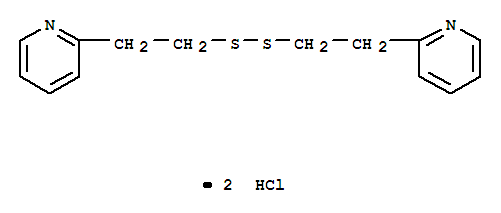 Molecular Structure of 119395-95-8 (Pyridine,2,2'-(dithiodi-2,1-ethanediyl)bis-, dihydrochloride (9CI))