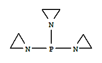 Molecular Structure of 1194-53-2 (Aziridine,1,1',1''-phosphinidynetris-)