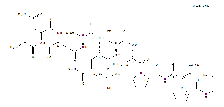Molecular Structure of 119400-70-3 (L-Alanine,glycyl-L-asparaginyl-L-phenylalanyl-L-leucyl-L-glutaminyl-L-seryl-L-arginyl-L-prolyl-L-a-glutamyl-L-prolyl-L-threonyl-L-alanyl-L-prolyl-L-prolyl-(9CI))