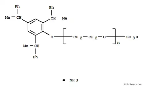 Molecular Structure of 119432-41-6 (Poly(oxy-1,2-ethanediyl), .alpha.-sulfo-.omega.-2,4,6-tris(1-phenylethyl)phenoxy-, ammonium salt)