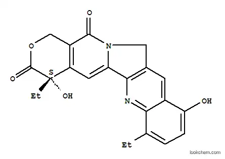 Molecular Structure of 119577-28-5 (7-ETHYL-10-HYDROXYCAMPTOTHECIN,98%)
