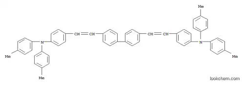 Molecular Structure of 119586-44-6 (4,4'-Bis[4-(di-p-tolylamino)styryl]biphenyl)