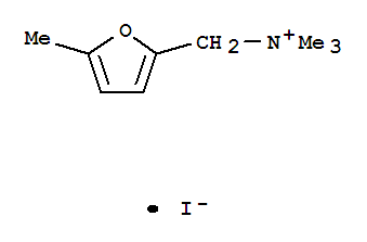 Molecular Structure of 1197-60-0 (2-Furanmethanaminium,N,N,N,5-tetramethyl-, iodide (1:1))