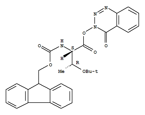 [(1S,2R)-2-(tert-Butoxy)-1-[[(4-oxo-1,2,3-benzotriazin-3(4H)-yl)oxy]carbonyl]propyl]carbamic acid 9H-fluoren-9-ylmethyl ester