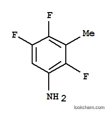 Molecular Structure of 119916-26-6 (Benzenamine, 2,4,5-trifluoro-3-methyl- (9CI))