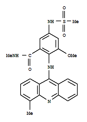 120209-96-3,3-methoxy-N-methyl-2-[(4-methylacridin-9-yl)amino]-5-[(methylsulfonyl)amino]benzamide,