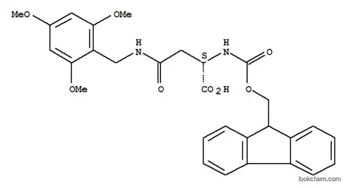 Molecular Structure of 120658-63-1 (FMOC-ASN(TMOB)-OH)
