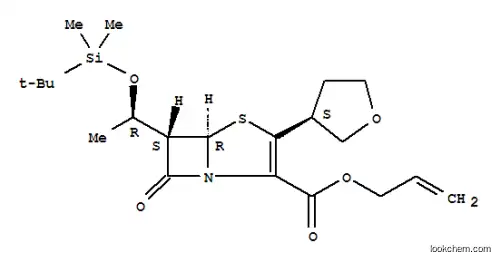6-[1-[(tert-Butyldimethylsilyl)oxy]ethyl]-7-oxo-3-(tetrahydro-3-furanyl)-4-thia-1-azabicyclo[3.2.0]hept-2-ene-2-carboxylic acid 2-propenyl ester