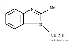 Molecular Structure of 120720-70-9 (1H-Benzimidazole,1-(fluoromethyl)-2-methyl-(9CI))