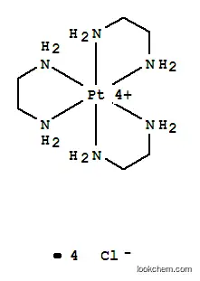 Molecular Structure of 12079-33-3 (Platinum(4+),tris(1,2-ethanediamine-kN,kN')-, tetrachloride, (OC-6-11)-(9CI))