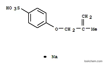 Molecular Structure of 1208-67-9 (sodium 4-(2-methylprop-2-en-1-yl)benzenesulphonate)
