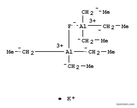 Molecular Structure of 12091-08-6 (potassium mu-fluoro-bis(triethylaluminium))