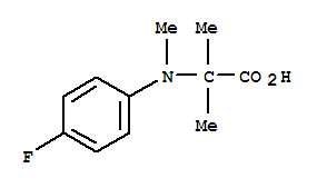 121043-32-1,Alanine, N-(4-fluorophenyl)-N,2-dimethyl-,Alanine, N-(4-fluorophenyl)-N,2-dimethyl-;N,N-(methyl-2-carboxyisopropyl)-4-fluoroaniline