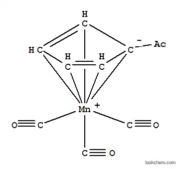 Molecular Structure of 12116-28-8 (ACETYLCYCLOPENTADIENYLMANGANESE(I) TRIC&)