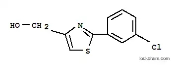 Molecular Structure of 121202-20-8 ([2-(3-CHLORO-PHENYL)-THIAZOL-4-YL]-METHANOL)