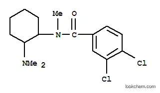 Molecular Structure of 121348-98-9 (Benzamide,3,4-dichloro-N-[2-(dimethylamino)cyclohexyl]-N-methyl-)