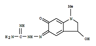 Hydrazinecarboximidamide,2-(1,2,3,6-tetrahydro-3-hydroxy-1-methyl-6-oxo-5H-indol-5-ylidene)-