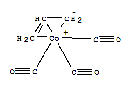 12144-85-3,Cobalt, tricarbonyl(h3-2-propenyl)-,Cobalt,p-allyltricarbonyl- (7CI); (h3-Allyl)tricarbonylcobalt;Allyltricarbonylcobalt; Tricarbonyl allyl cobalt; Tricarbonyl-p-allylcobalt; p-Allylcobalt tricarbonyl; p-Allyltricarbonylcobalt
