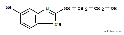 Molecular Structure of 121477-75-6 (Ethanol, 2-[(5-methyl-1H-benzimidazol-2-yl)amino]- (9CI))