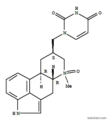 Molecular Structure of 121550-30-9 (1-{[(6aR,9S,10aR)-7-methyl-7-oxido-4,6,6a,7,8,9,10,10a-octahydroindolo[4,3-fg]quinolin-9-yl]methyl}pyrimidine-2,4(1H,3H)-dione)