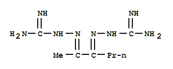 Molecular Structure of 121563-99-3 (Hydrazinecarboximidamide,2,2'-(1-methyl-2-propyl-1,2-ethanediylidene)bis- (9CI))
